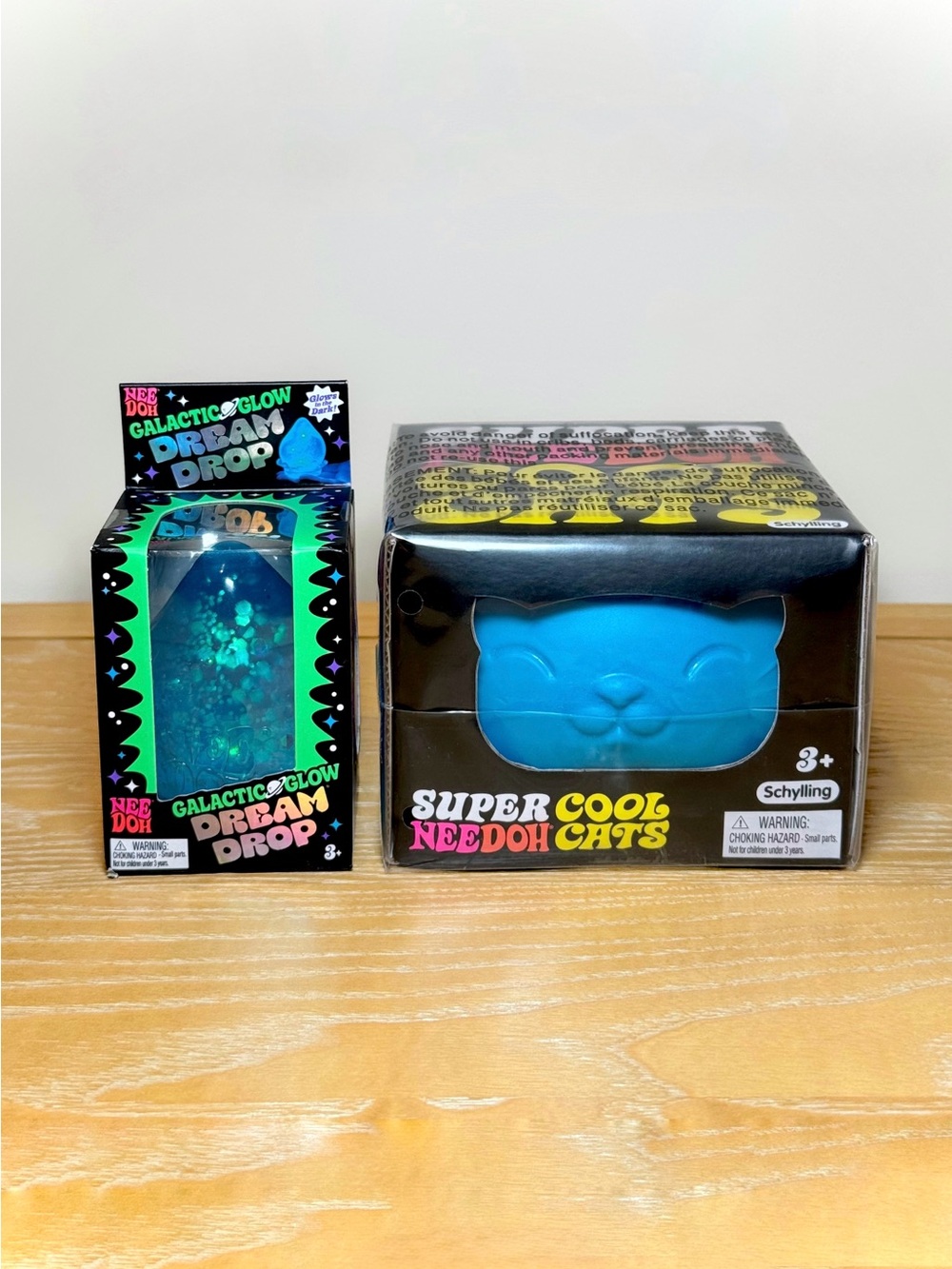 NeeDoh Bundle Super Cool Cat + Galactic Glow Dream Drop 💙